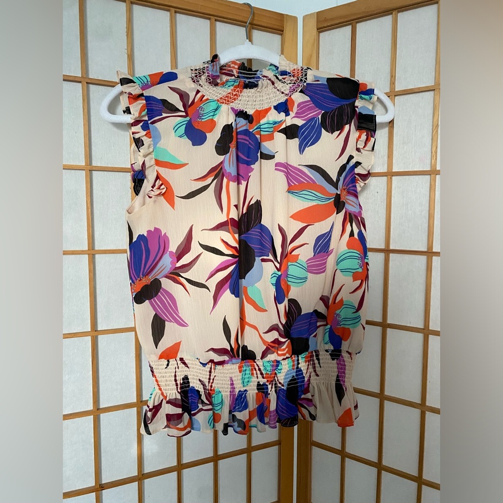 J.Crew
Floral Smocked Top